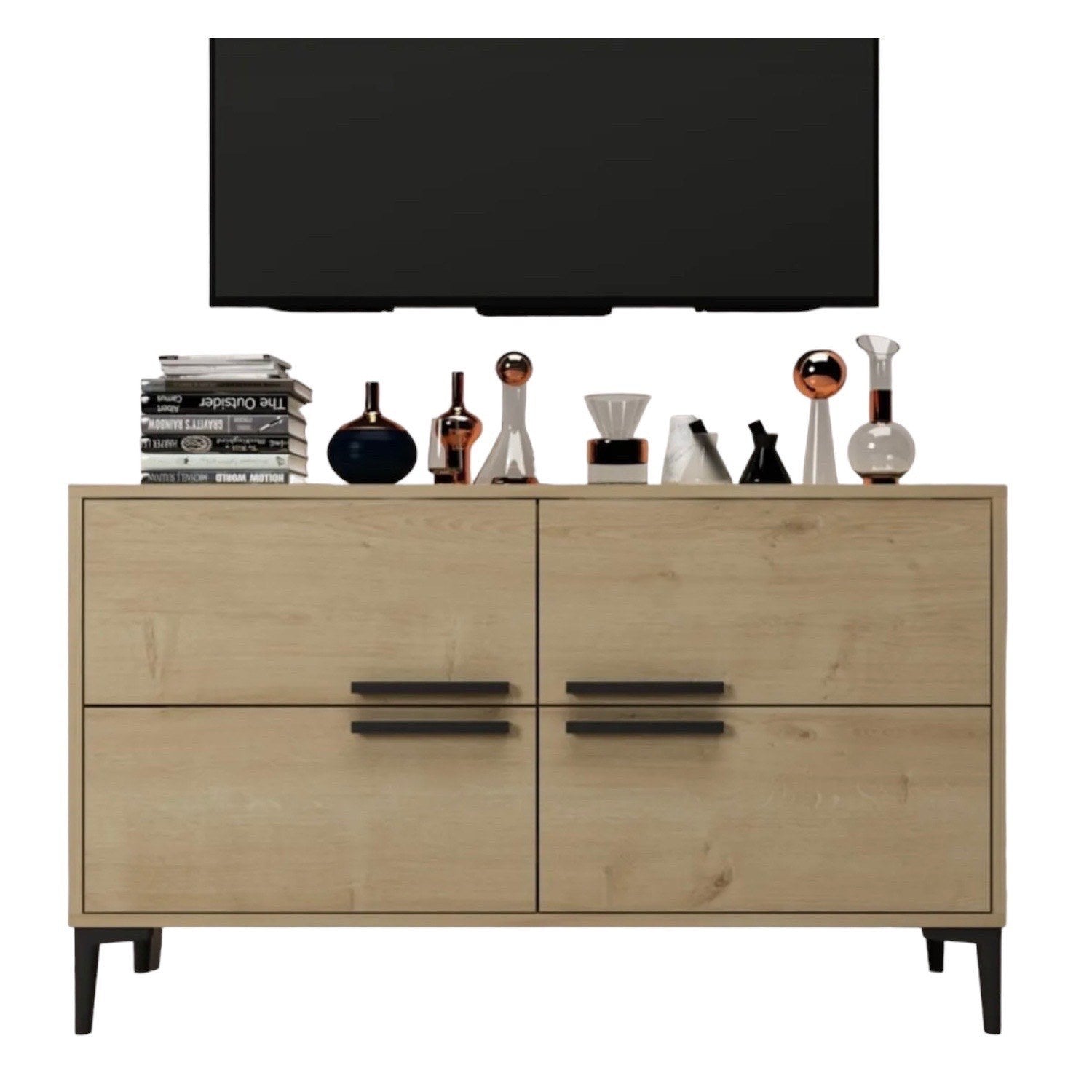 Móvel de TV – 120 cm x 75 cm – Carvalho Safira – MDF