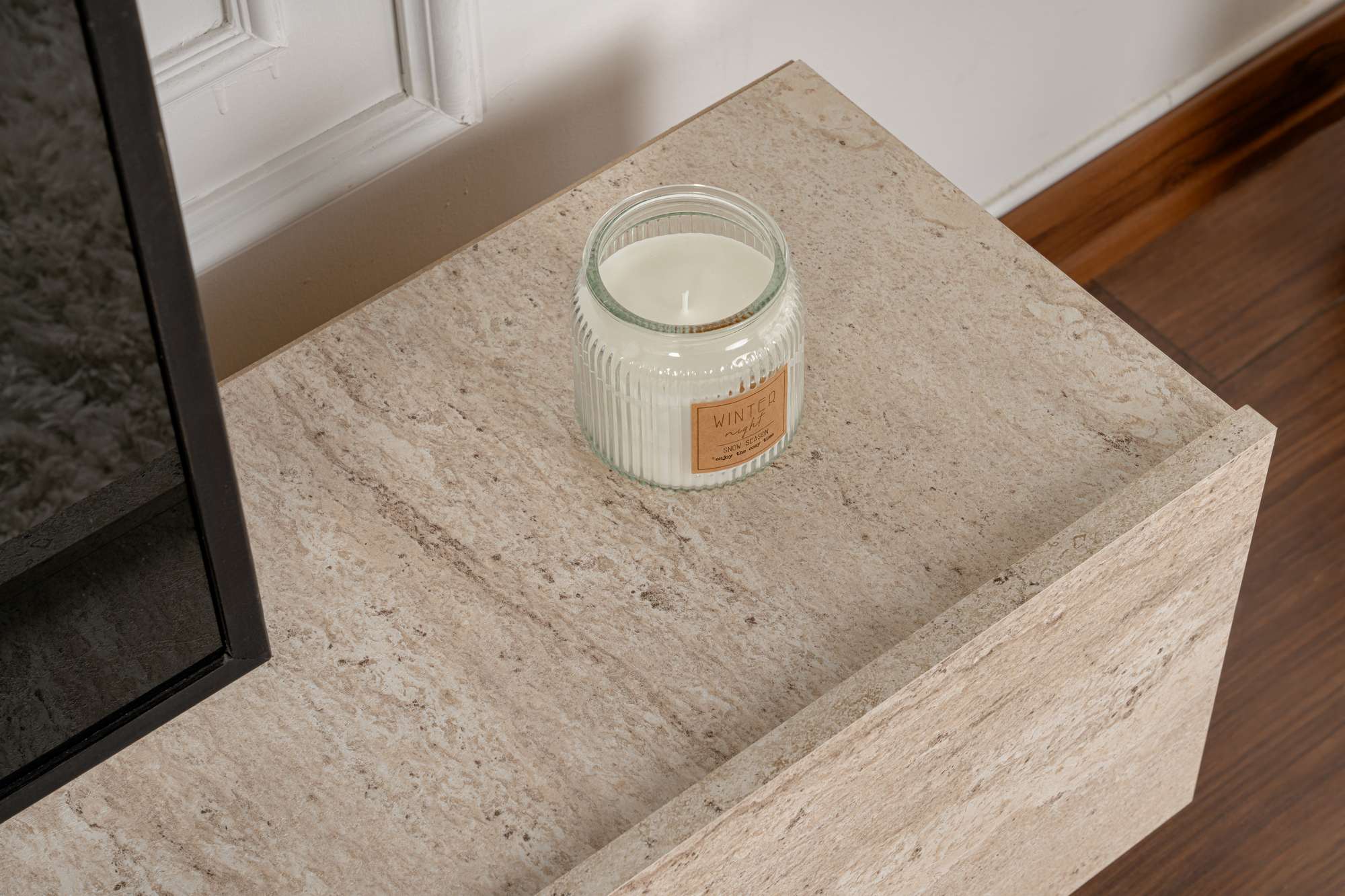 Móvel de TV – 180cm x 42cm x 31,4cm – Travertino – Painel de partículas