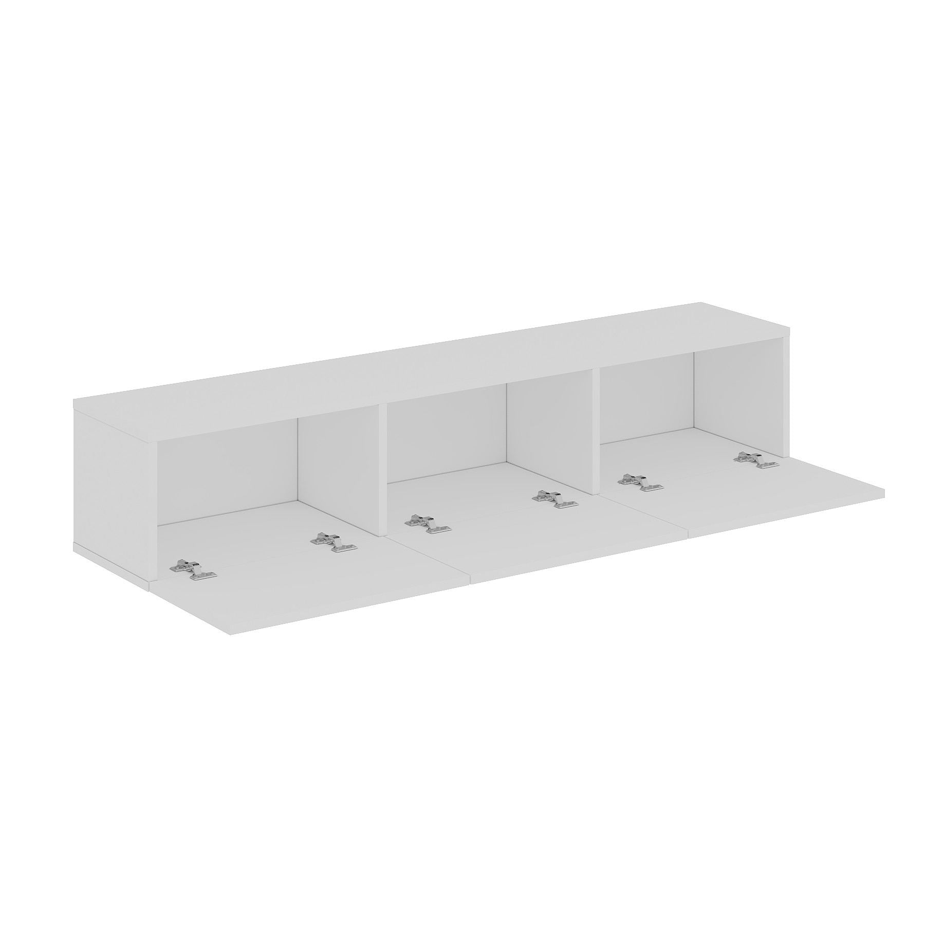Móvel de TV – 180 cm x 45 cm x 31,4 cm – Branco – MDF