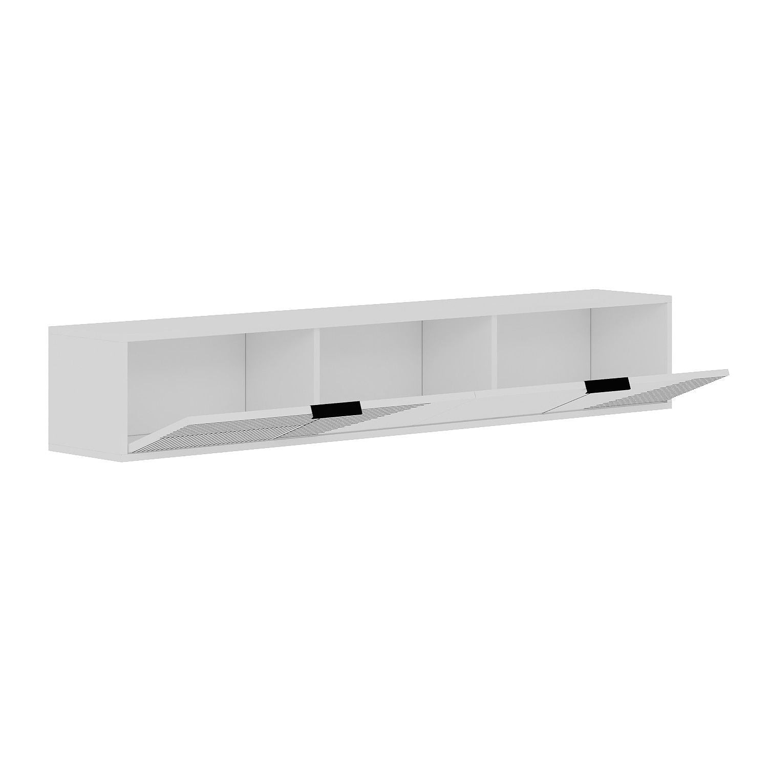 Móvel de TV – 180cm x 30cm x 30cm – Branco – MDF revestido de melamina