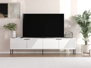 Móvel de TV – 180 cm – Branco – MDF