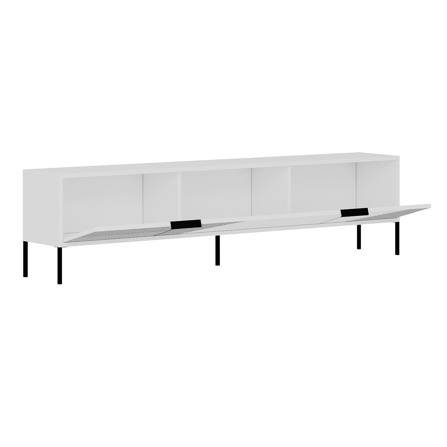 Móvel de TV – 180 cm – Branco – MDF
