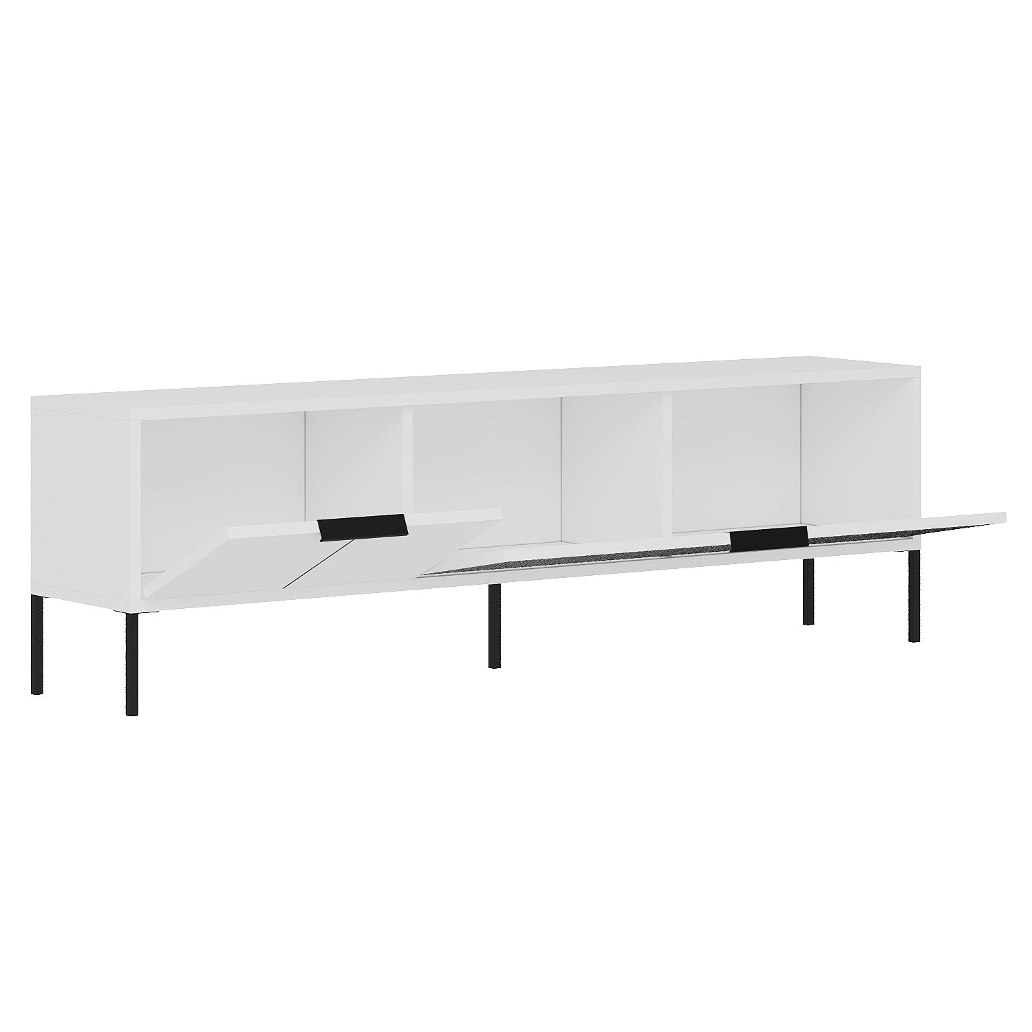 Móvel de TV – 150 cm x 45 cm x 30 cm – Branco – MDF