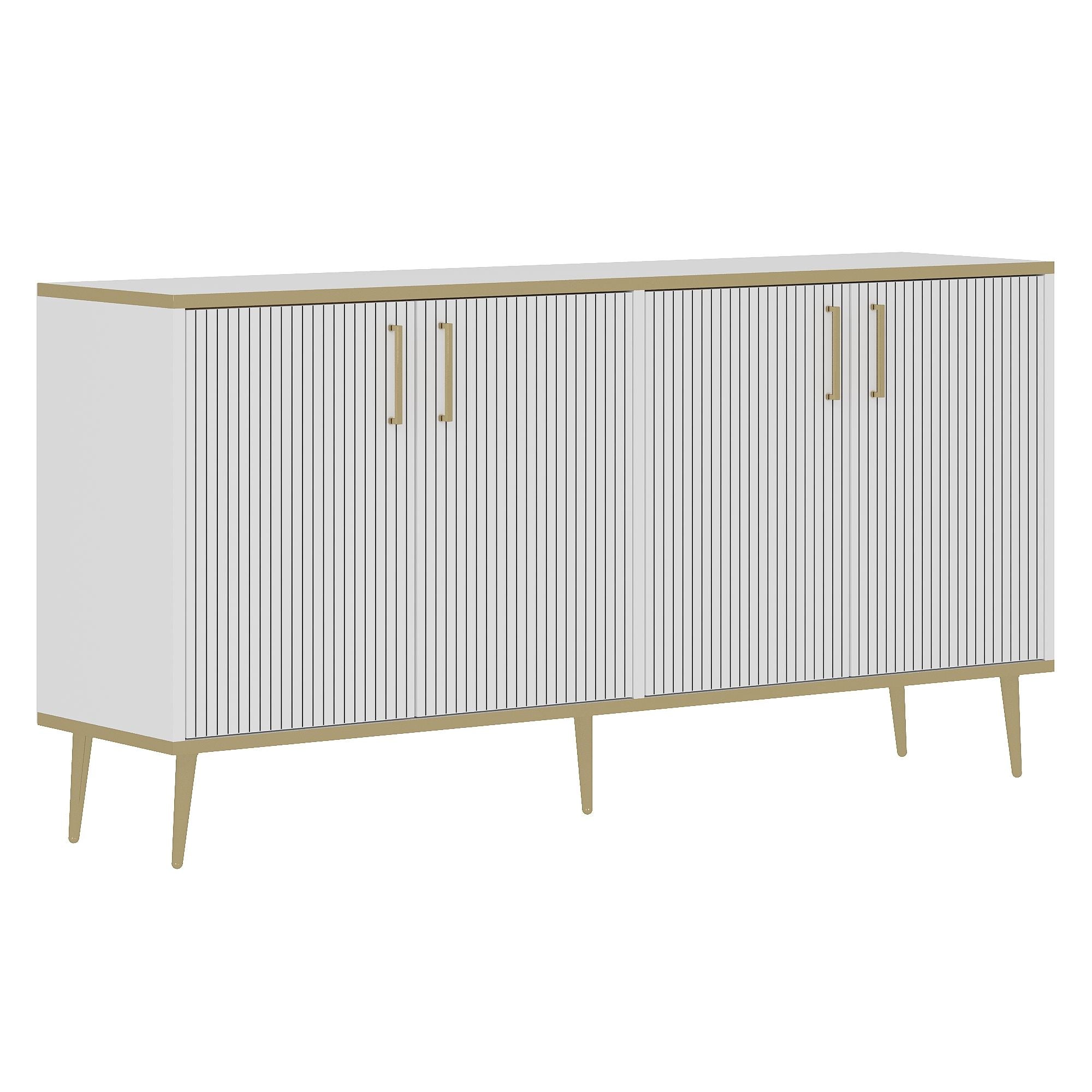 Aparador – 150 cm x 75 cm x 36 cm – Branco – MDF