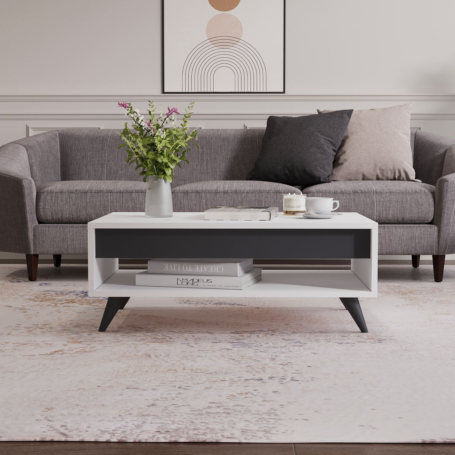 Mesa de Centro-Century-Branco