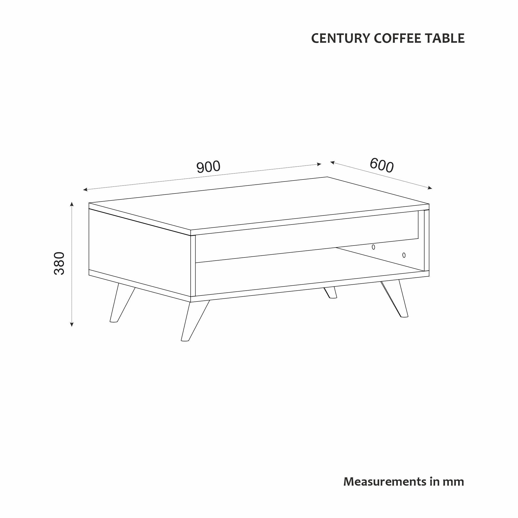 Mesa de Centro-Century-Noz