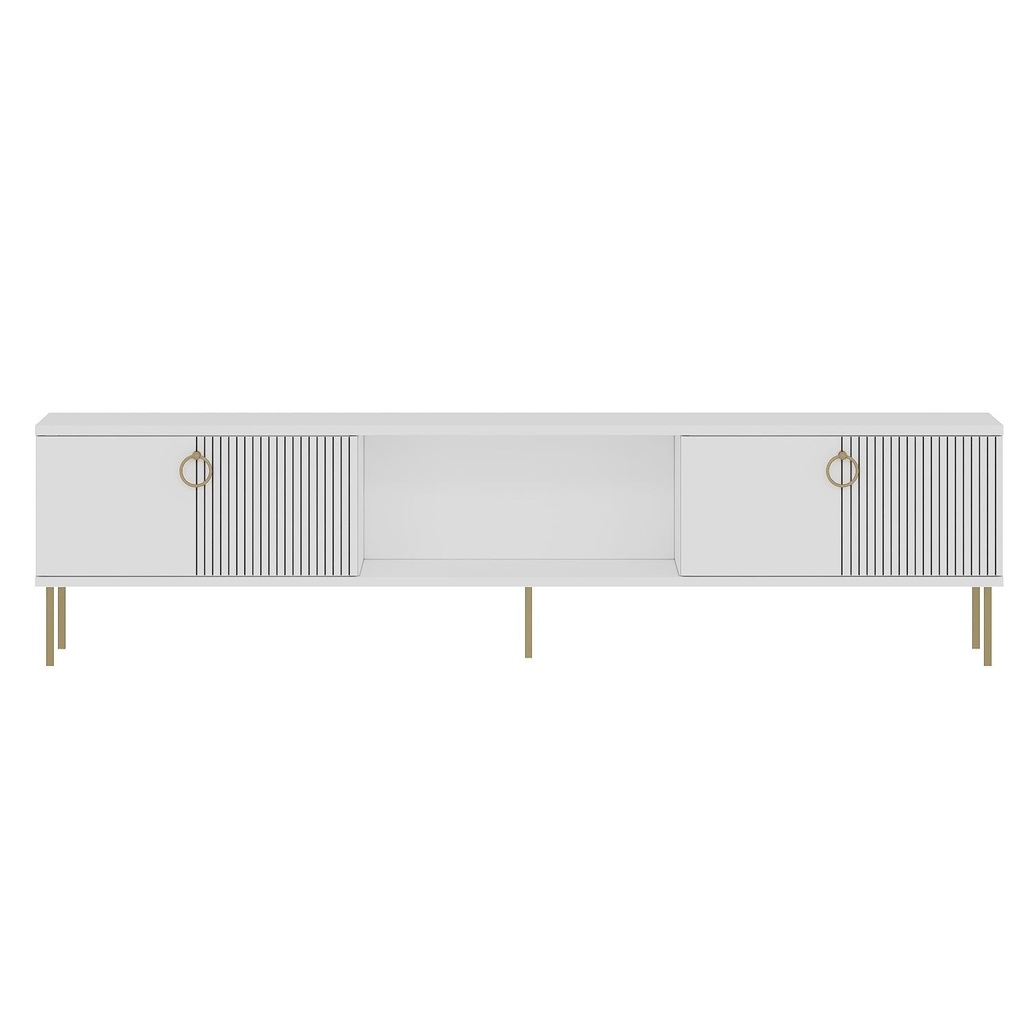 Móvel de TV – 180cm x 45cm x 30cm – Branco – MDF