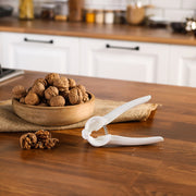 Quebra-nozes – 6 x 16 x 5 cm – Branco – Plástico