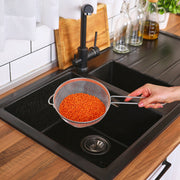 Coador – 17 x 35 x 7 cm – Prateado – Aço Inoxidável