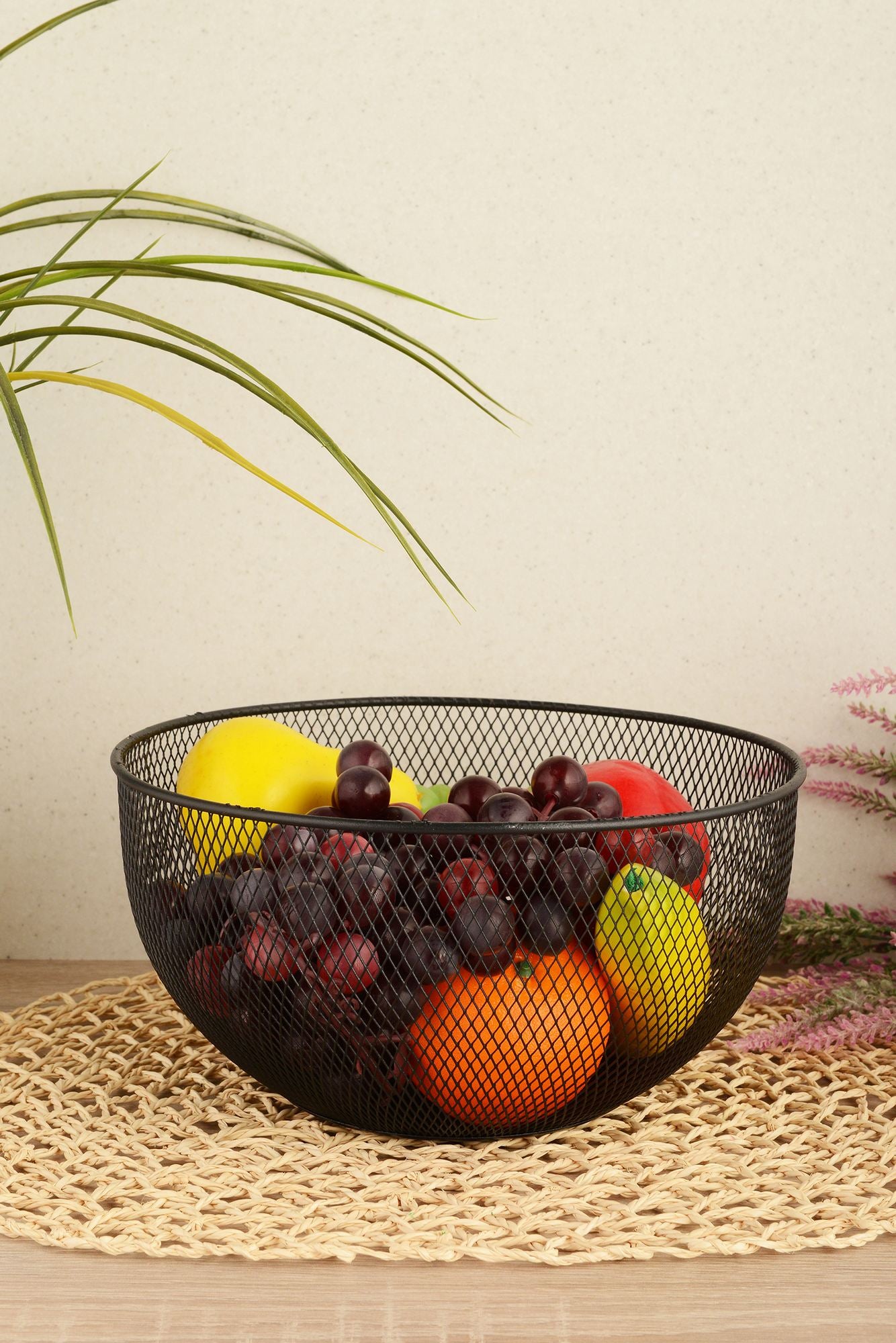 Cesta de frutas-Aleyna-Preto