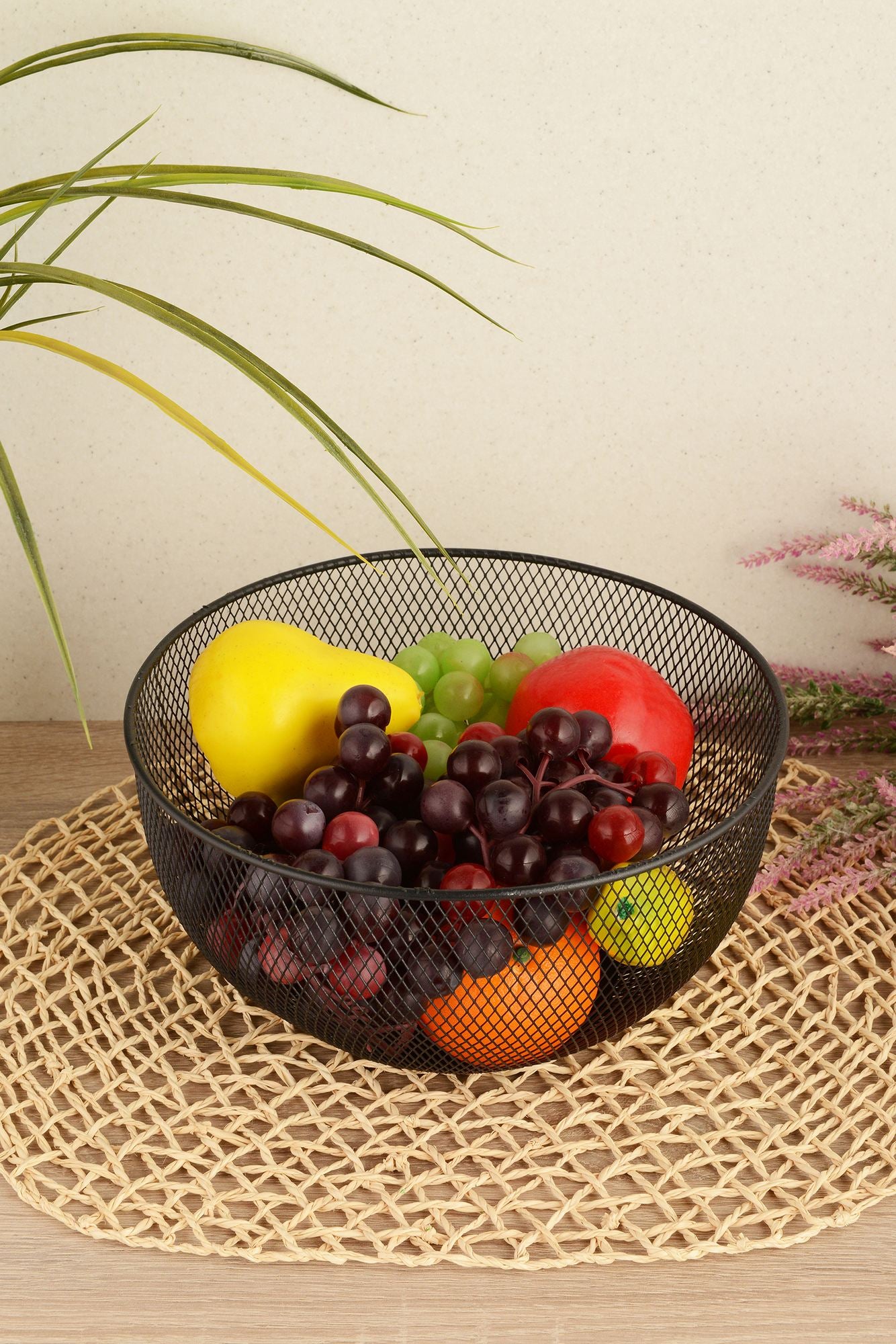 Cesta de frutas-Aleyna-Preto