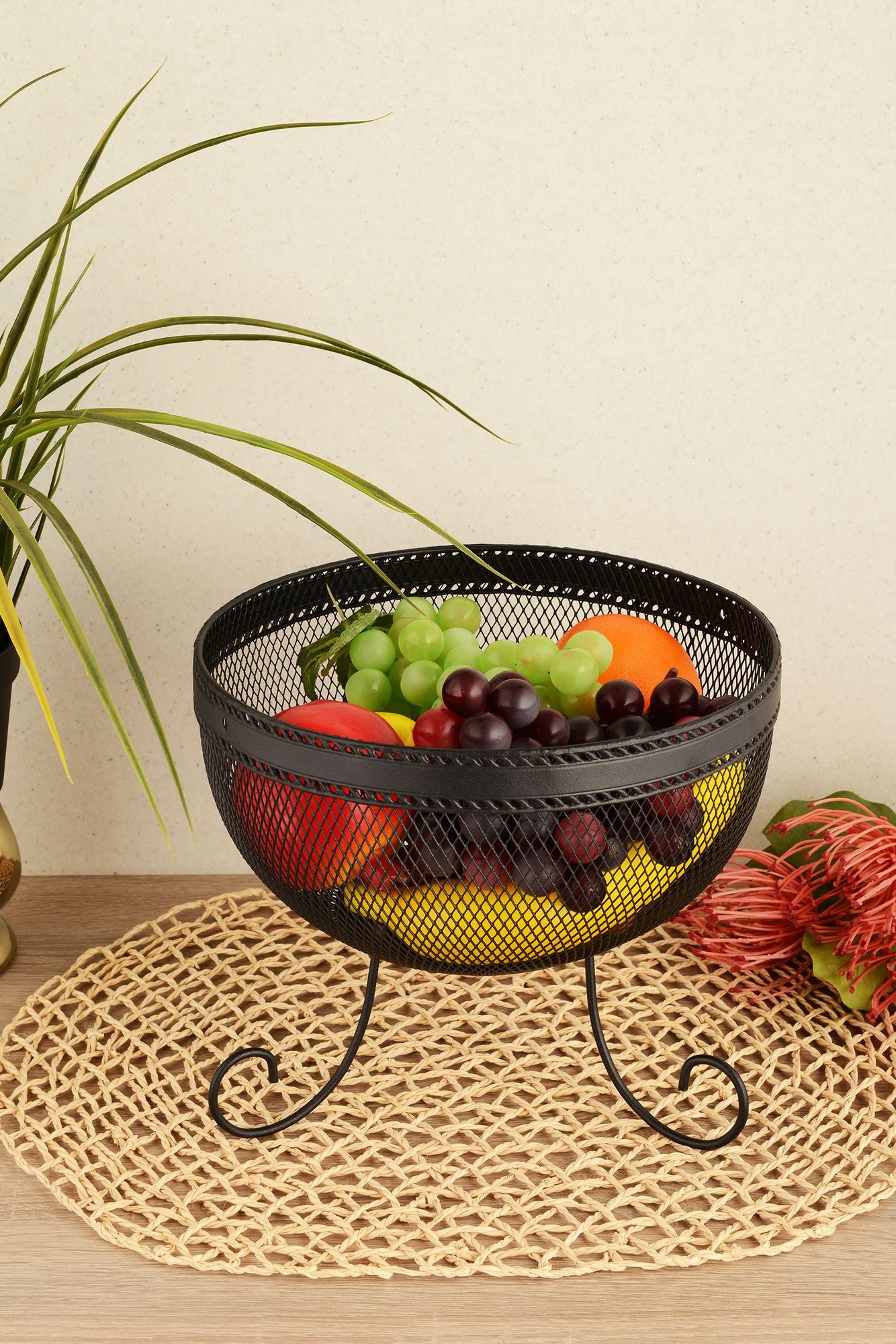 Cesta de frutas-Aleyna-Preto