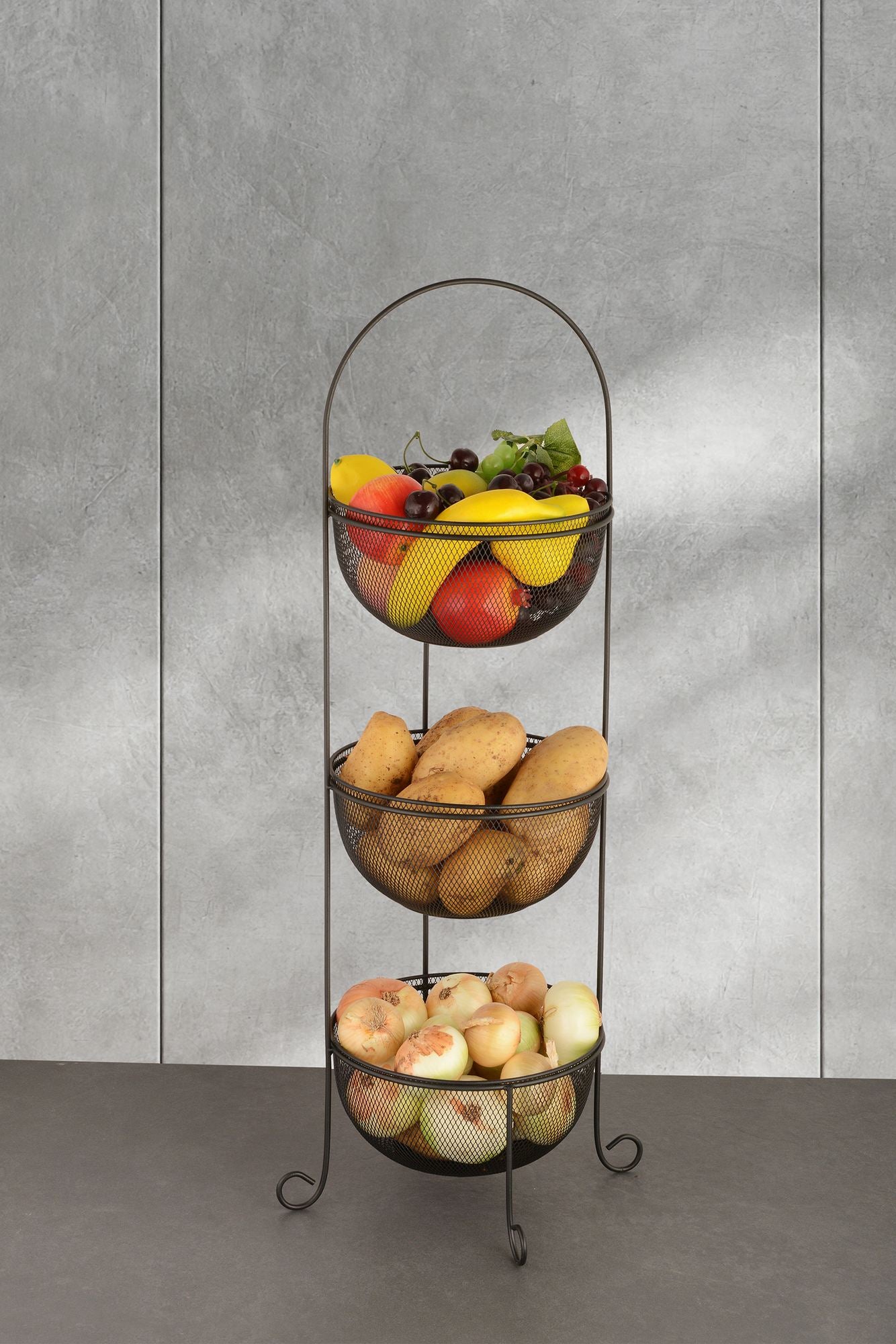 Cesta de frutas-Aleyna-Preto