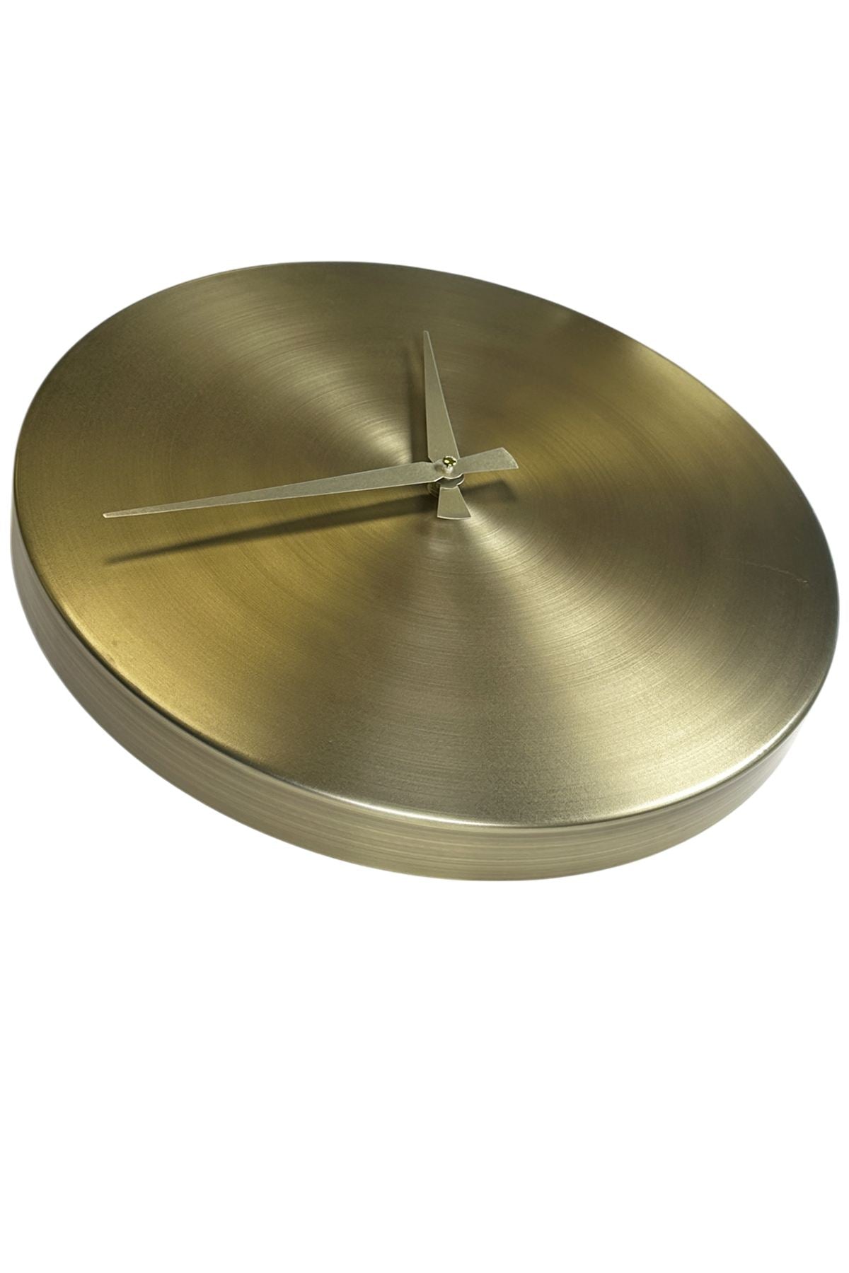 Relógio de Parede Decorativo Dourado 35x35 cm em Alumínio 100% com Mecanismo Silencioso – 35Sivmetsaat