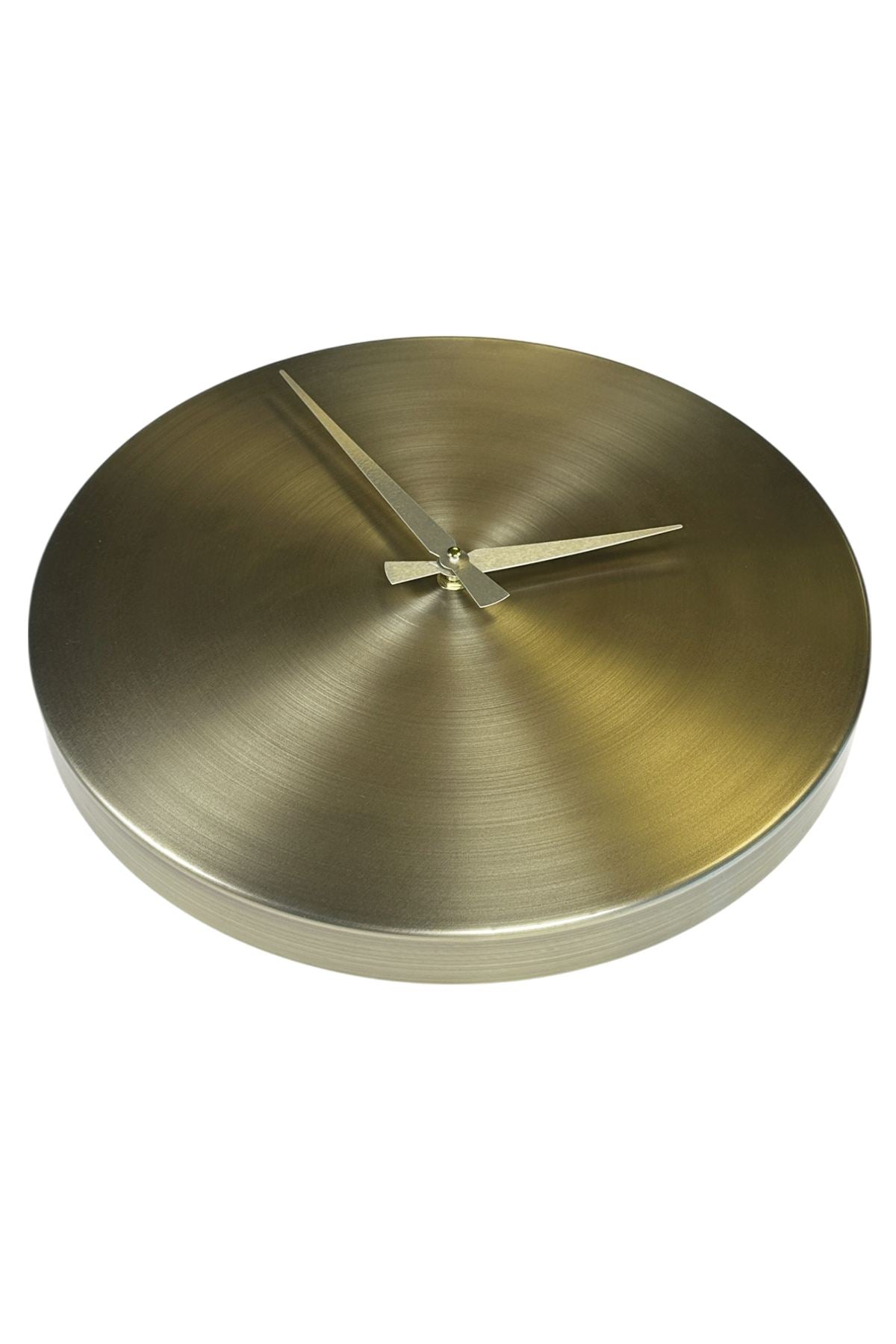 Relógio de Parede Decorativo Dourado 35x35 cm em Alumínio 100% com Mecanismo Silencioso – 35Sivmetsaat