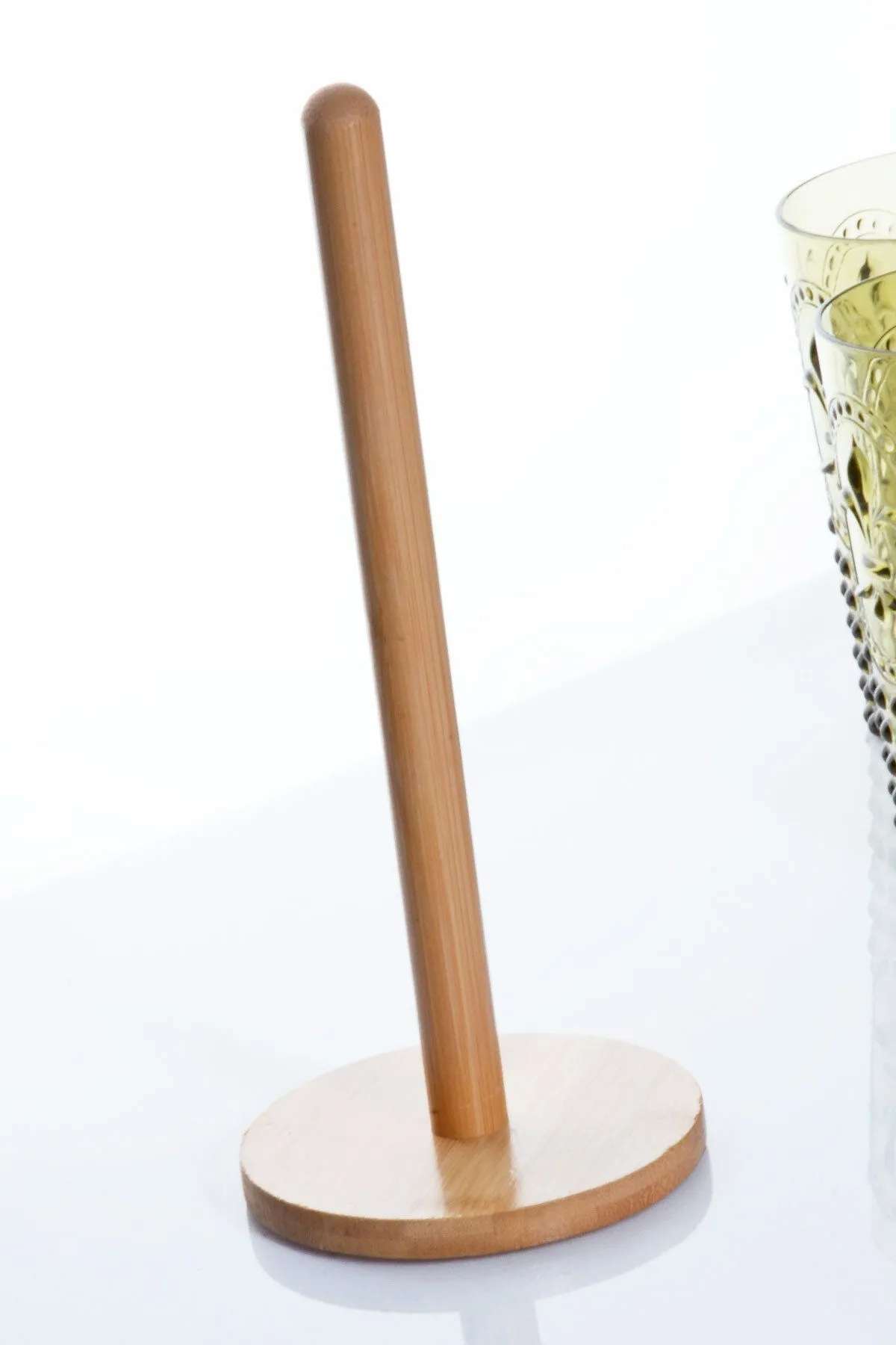 Porta-guardanapos de bambu – 12 x 12 x 22 cm – madeira