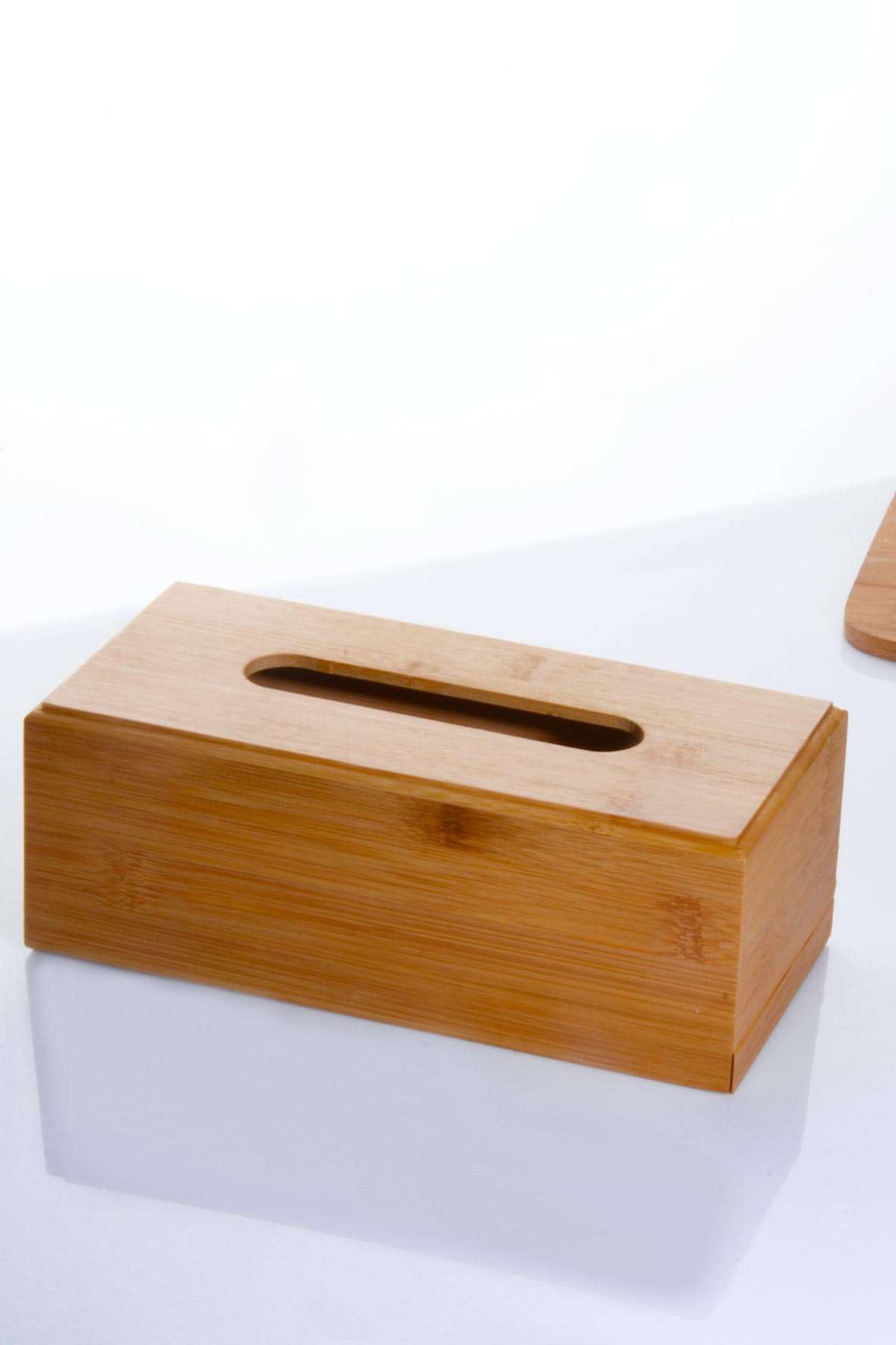 Porta-guardanapos – 22 x 12 x 12 cm – Cor de madeira – Bambu