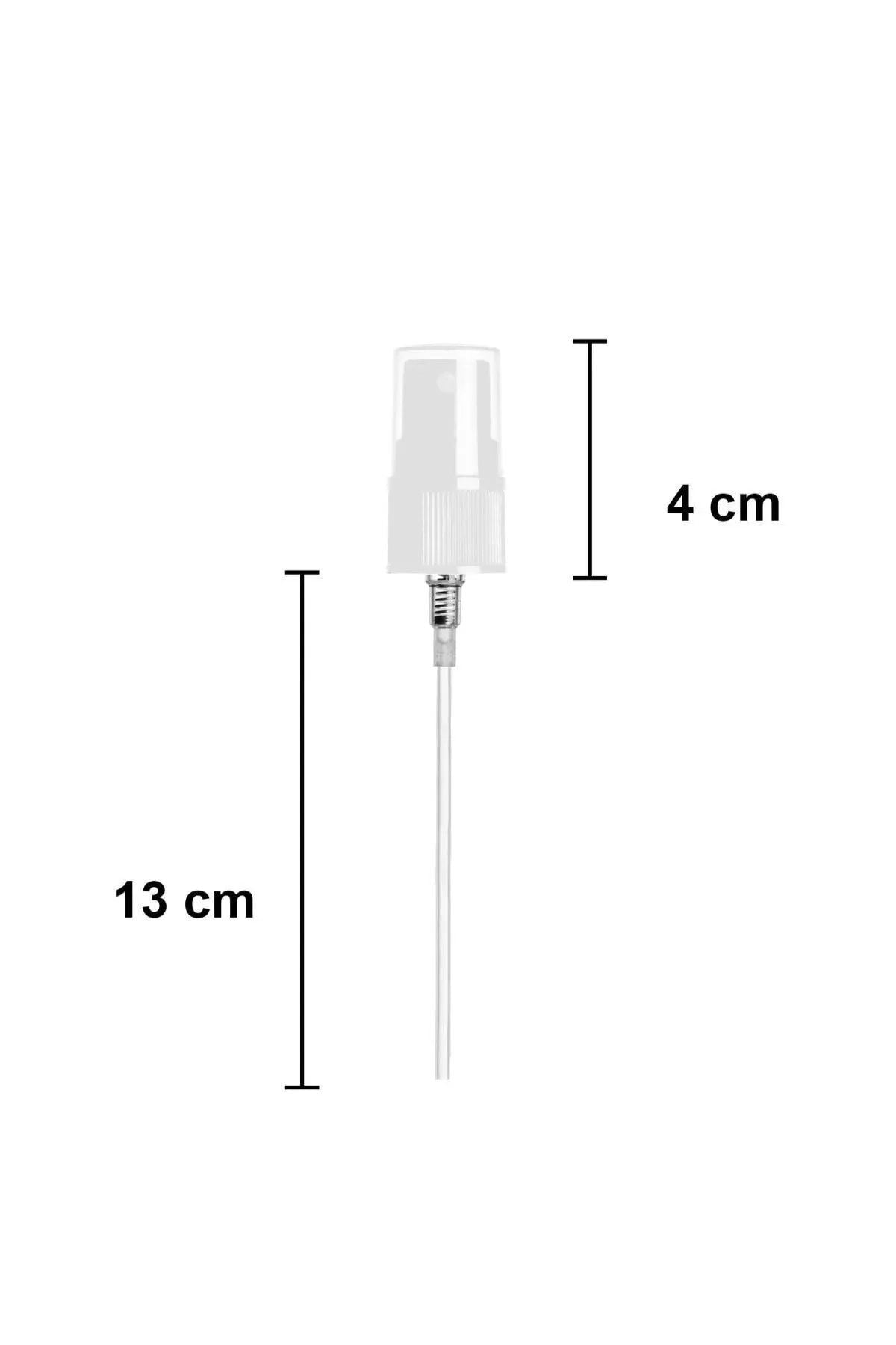 Conjunto de garrafas de vidro – 3,6 x 11,5 cm – transparente – vidro