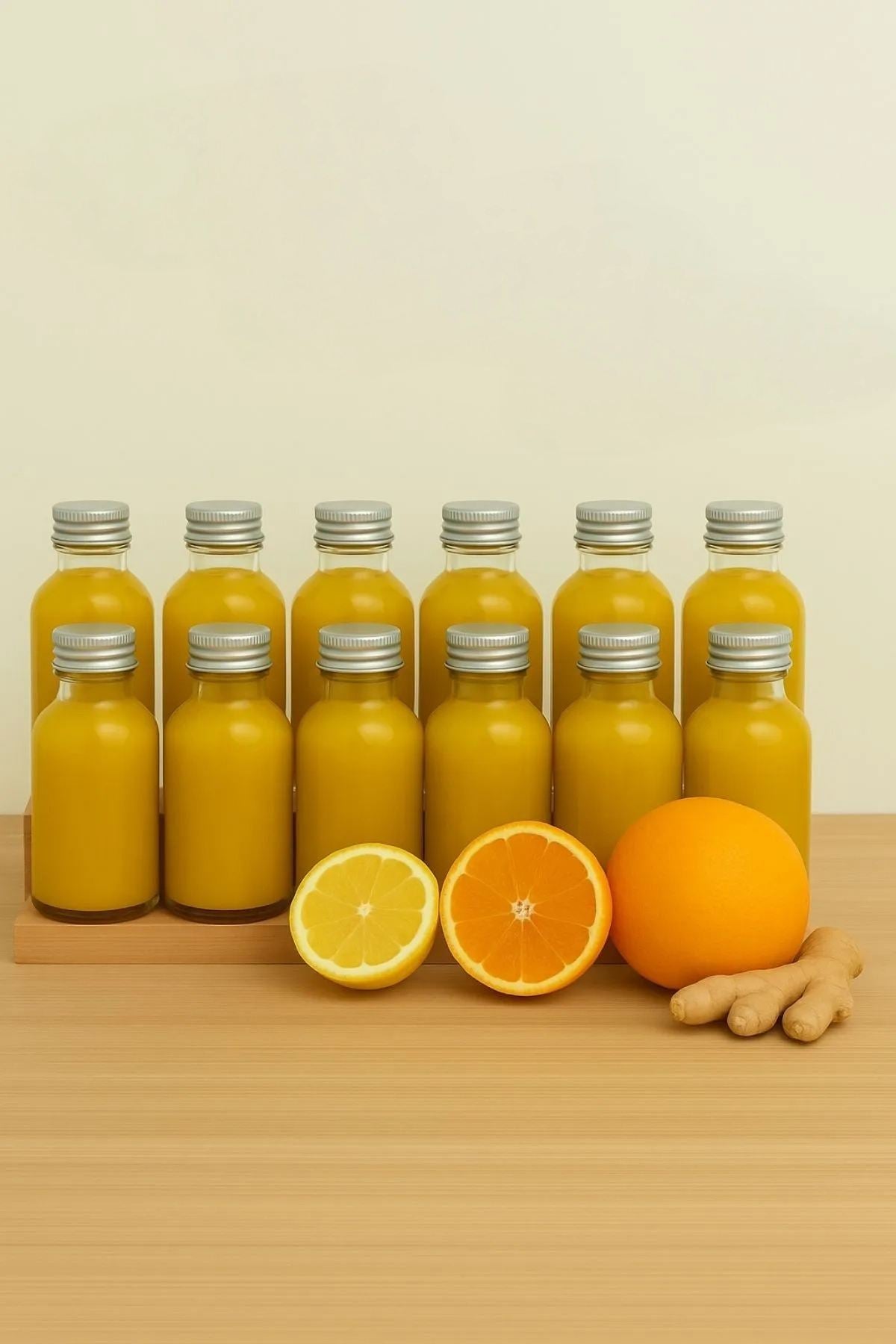 Conjunto de garrafas de vidro – 4 x 9 cm – Transparente e Prata – vidro