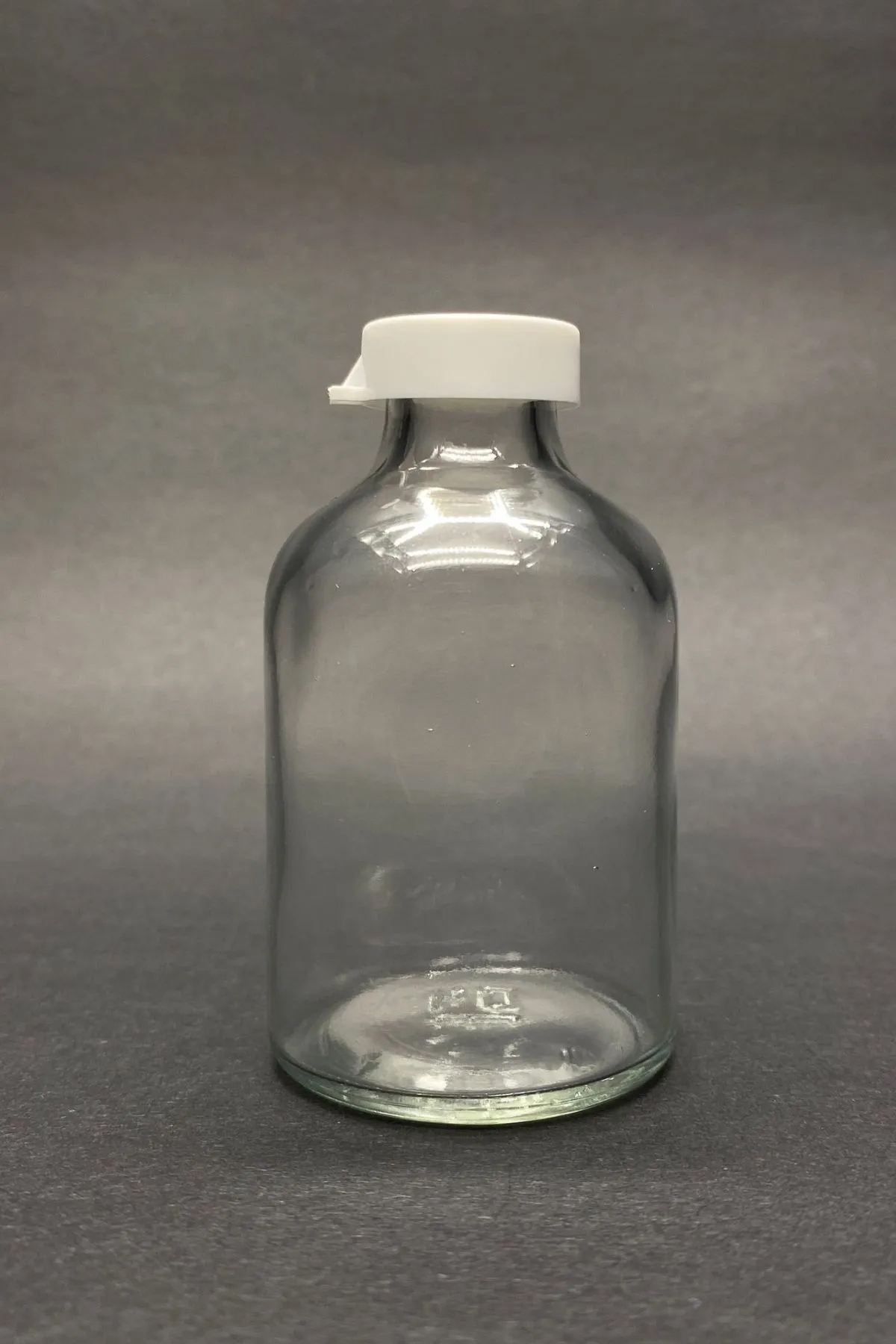 Conjunto de Garrafas de Vidro – 4 x 7,5 cm – Transparente e Branca