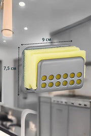 Organizador de Cozinha – 9 x 4 x 7,5 cm – Antracite – Plástico