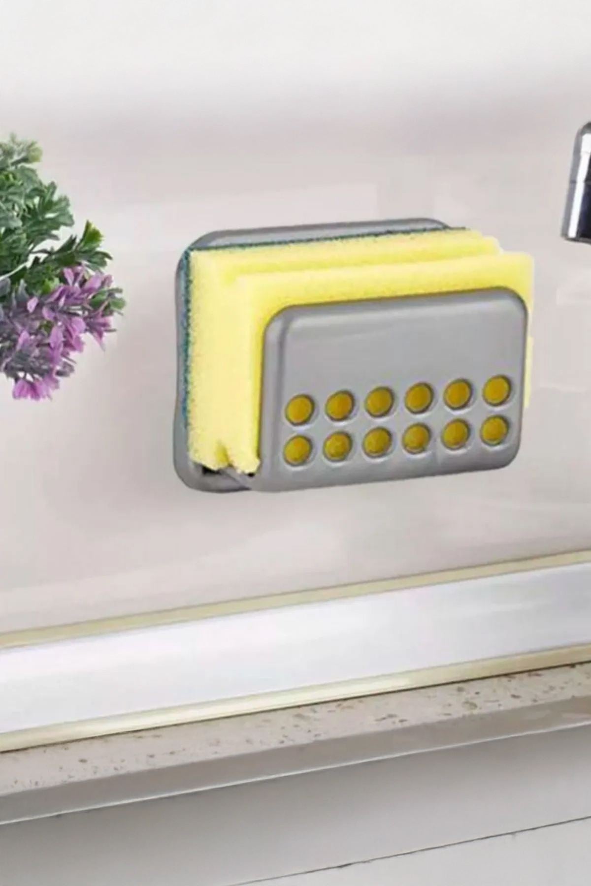 Organizador de Cozinha – 9 x 4 x 7,5 cm – Antracite – Plástico