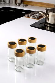 Conjunto de potes de vidro – 80 ml – transparente