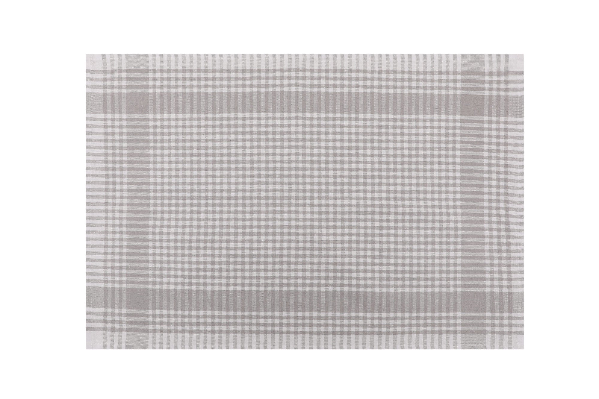 Conjunto de toalhas de banho (10 peças) – 45 x 65 cm – Cinza e Branco – 100% algodão