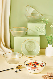 Conjunto de tigelas de vidro – 15 cm – Transparente – vidro