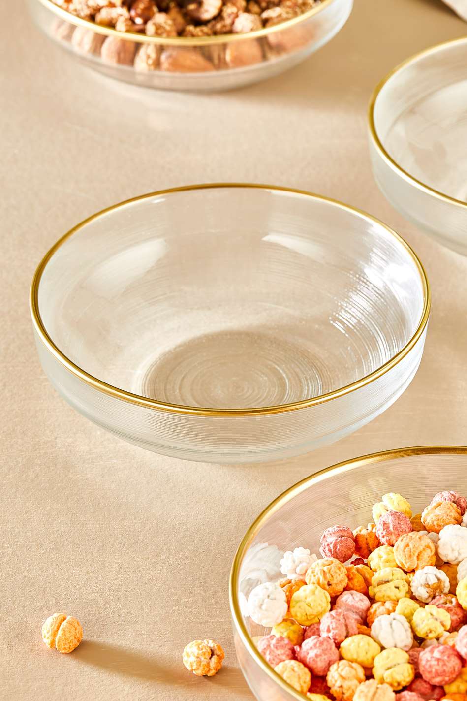 Conjunto de tigelas de vidro – 15 cm – Transparente