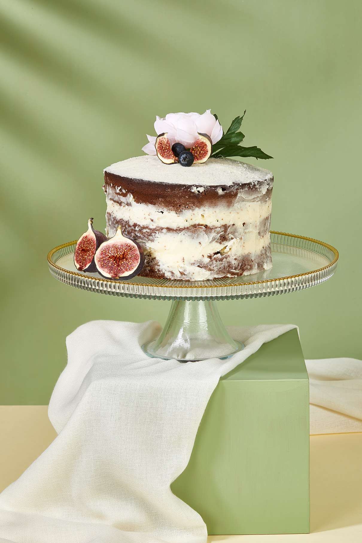 Prato de Servir Bolo – 28 cm – Transparente – Vidro