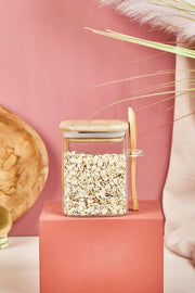 Conjunto de Potes – 10 x 8 cm – Transparente – Vidro