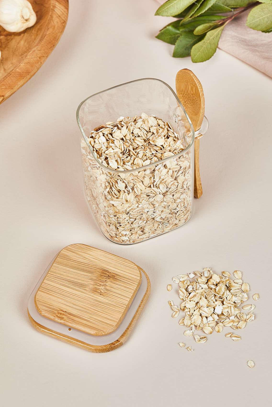 Conjunto de Potes – 10 x 8 cm – Transparente – Vidro