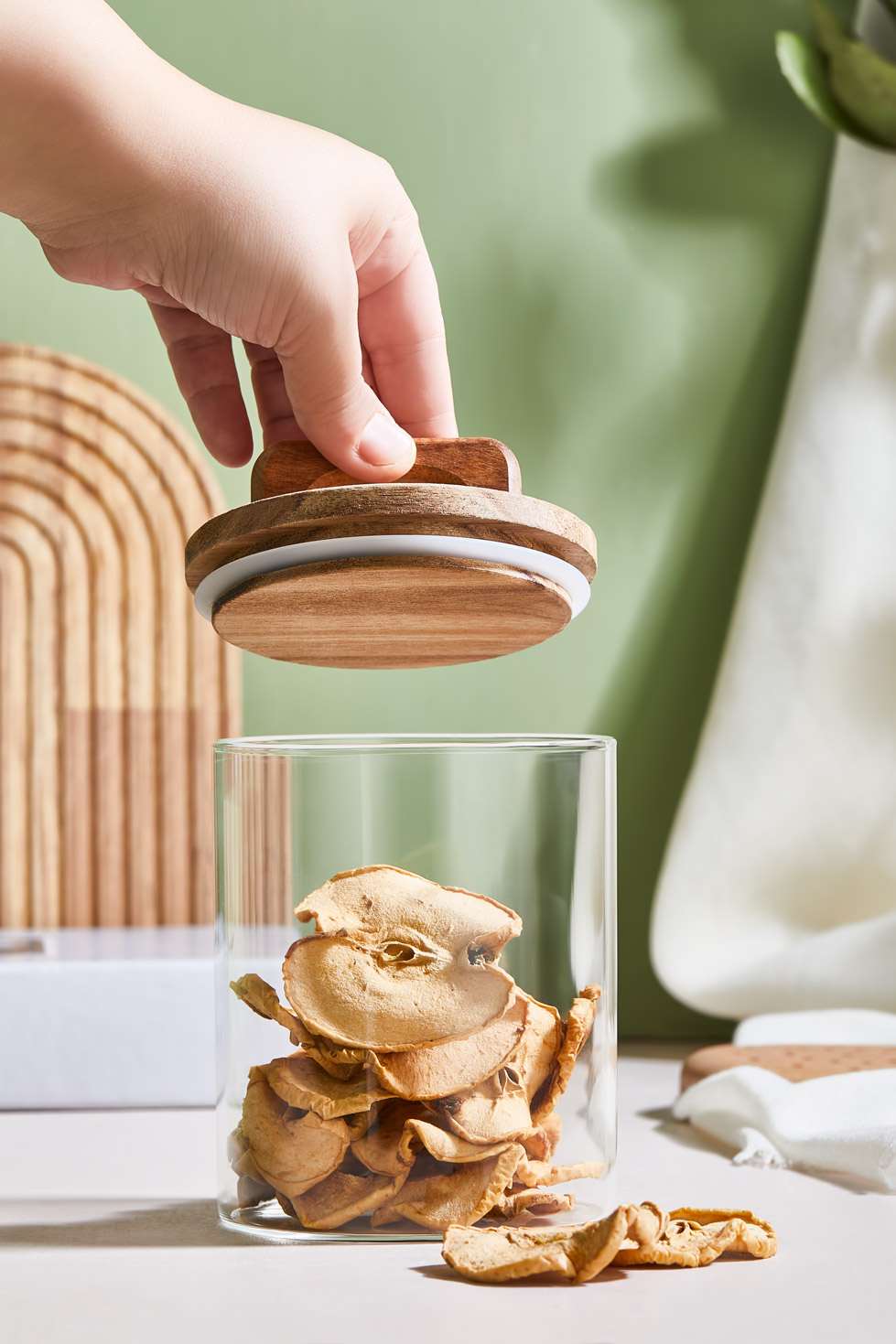 Conjunto de potes de vidro – 12 x 10 cm – Transparente