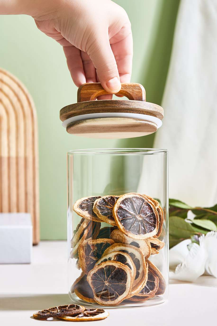 Conjunto de potes de vidro – 15 x 10 cm – Transparente