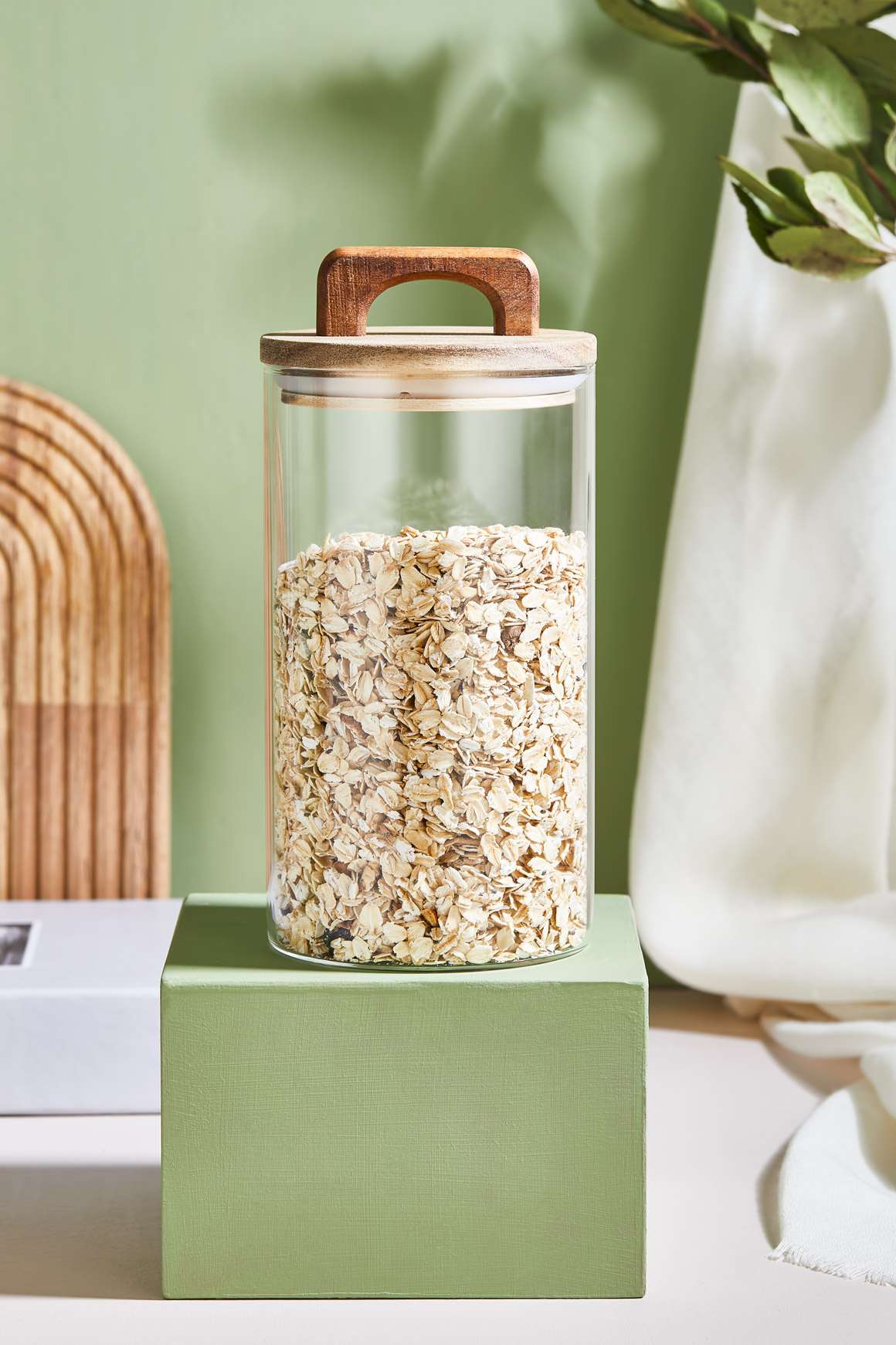 Conjunto de potes de cozinha – 18 x 10 cm – Transparente – Vidro