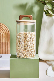 Conjunto de potes de cozinha – 18 x 10 cm – Transparente – Vidro