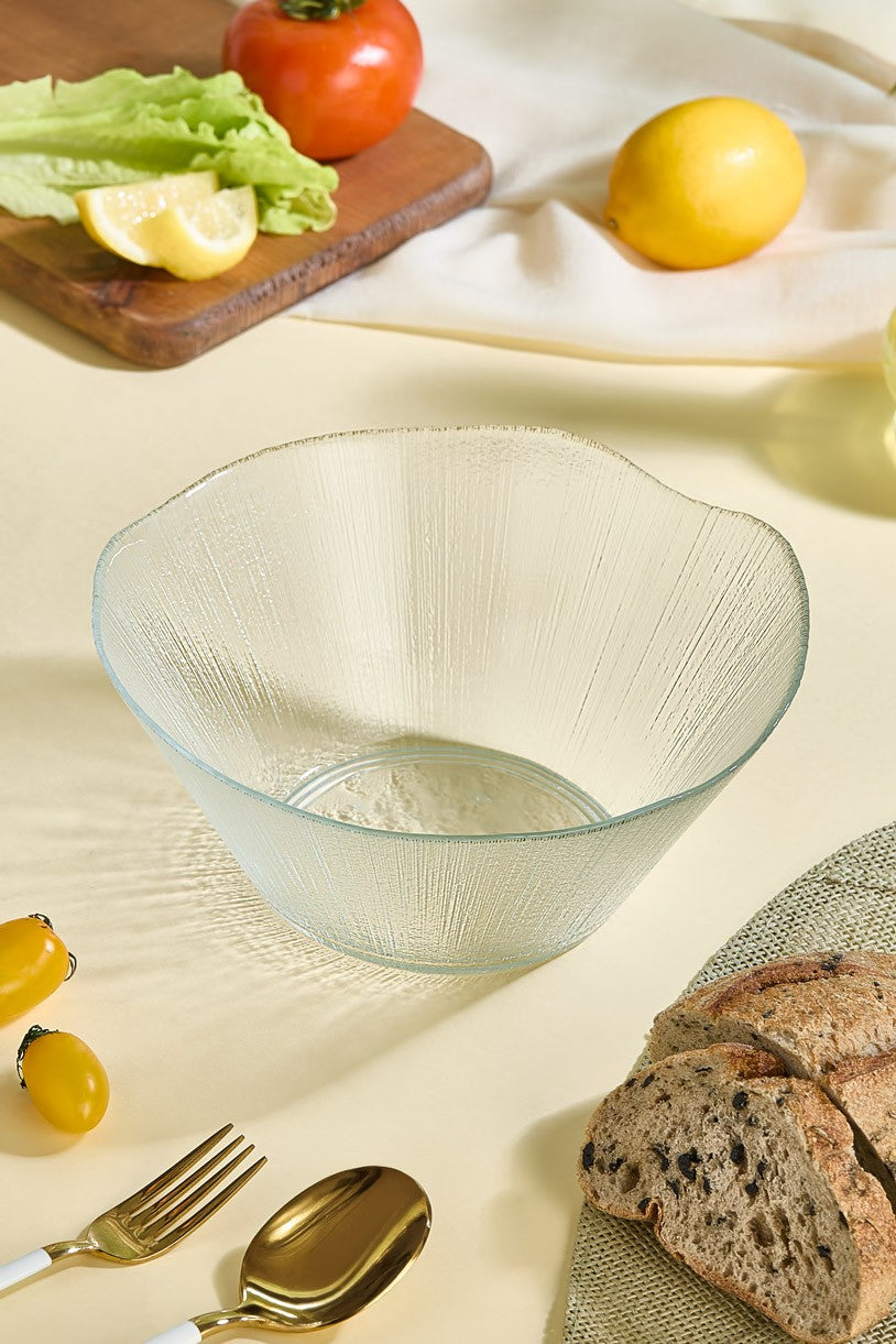 Saladeira de Vidro – 21 cm – Transparente – Vidro