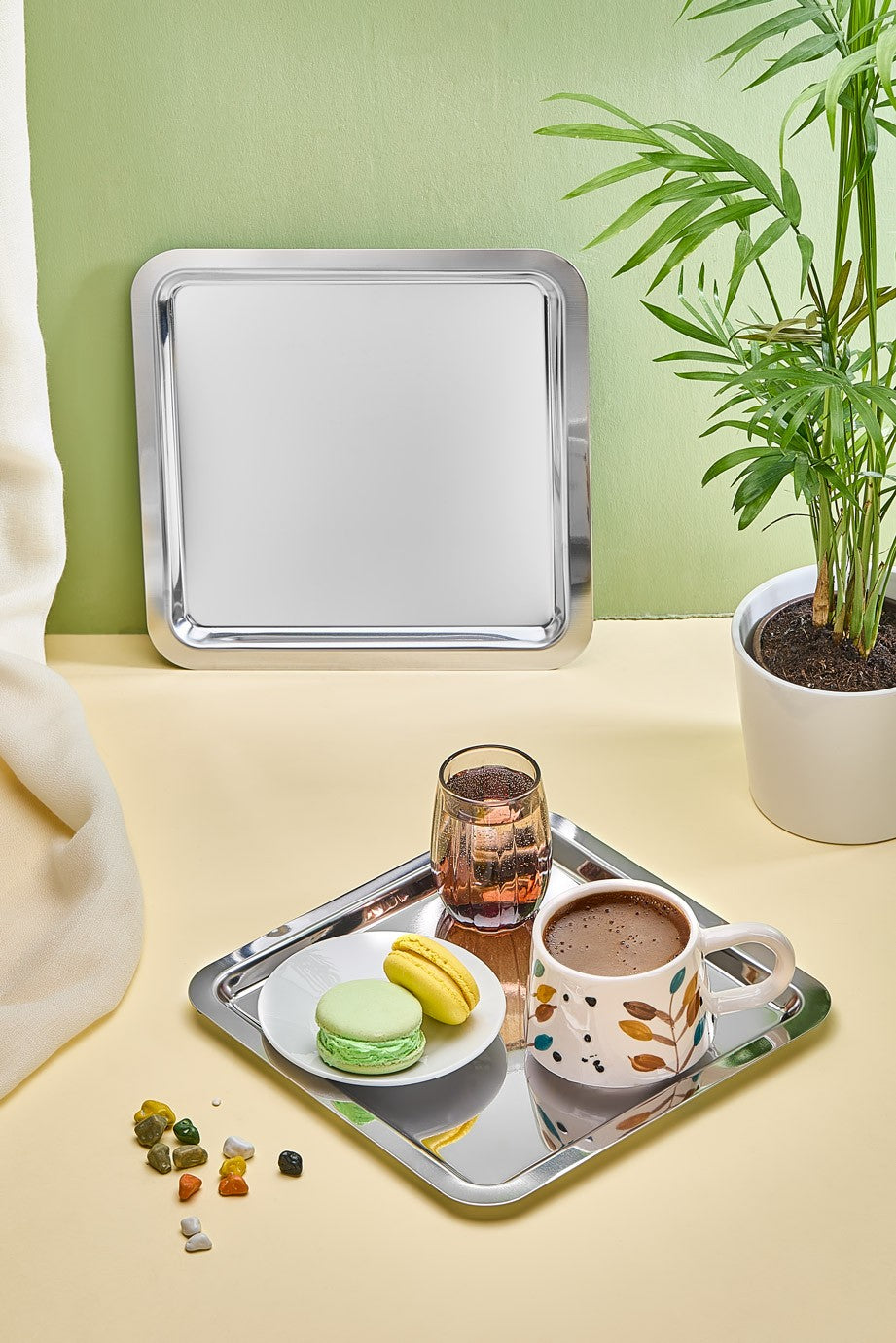 Bandeja de servir (6 peças)-Kare-Prata