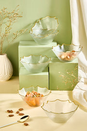 Conjunto de tigelas de vidro – 15 cm – transparente