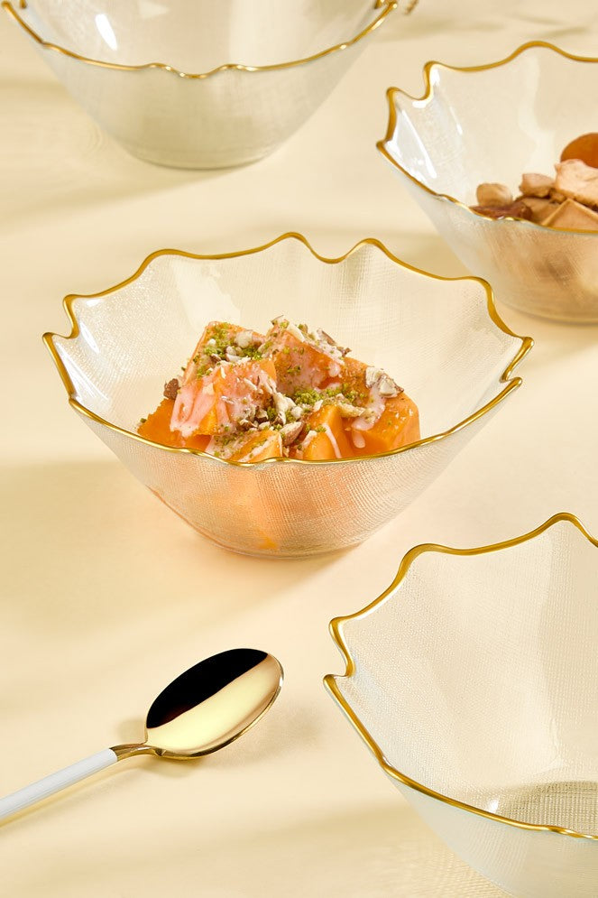 Conjunto de tigelas de vidro – 15 cm – transparente