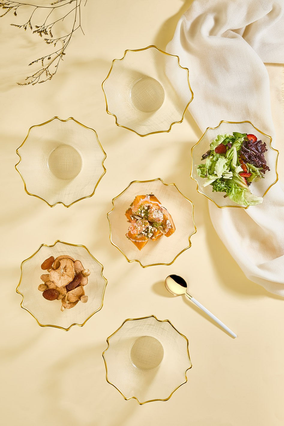 Conjunto de tigelas de vidro – 15 cm – transparente