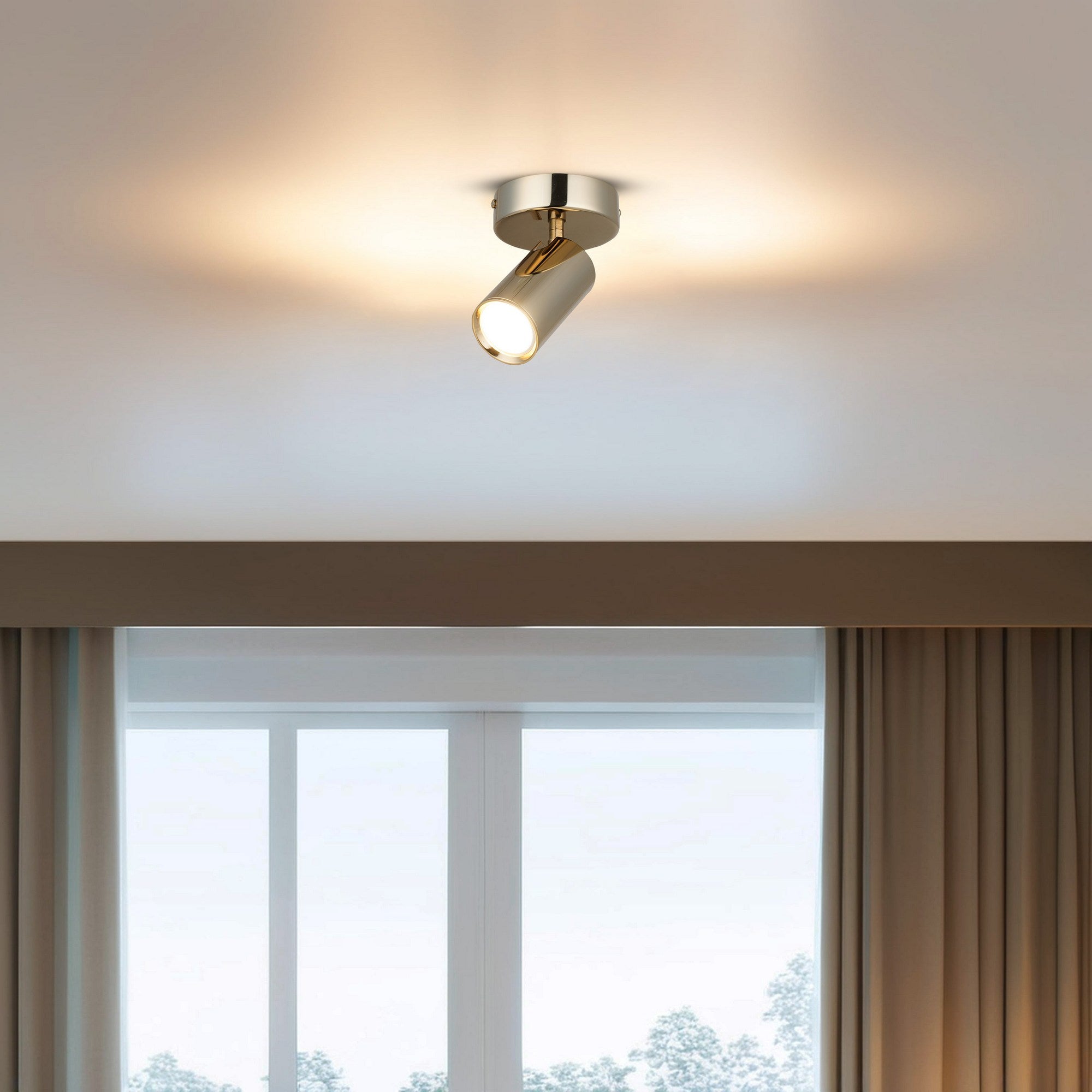 Candeeiro de Teto – 20 cm – Laca Antiga – Metal