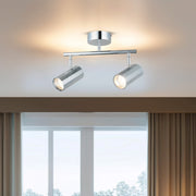 Candeeiro de Teto – Ø6 h: 12 cm – Cromo – Metal