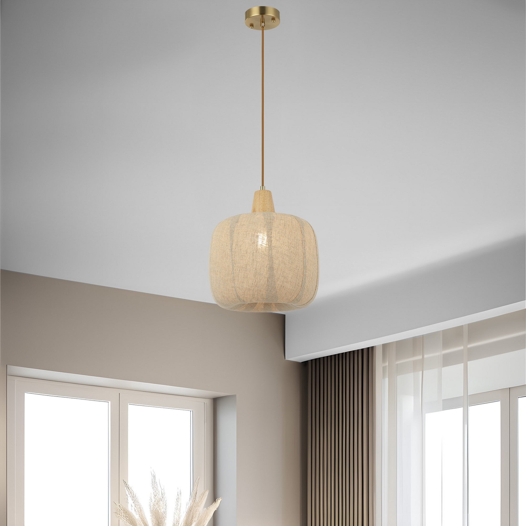 Candeeiro de Teto – 50-180 cm – Laca Antiga – Metálico