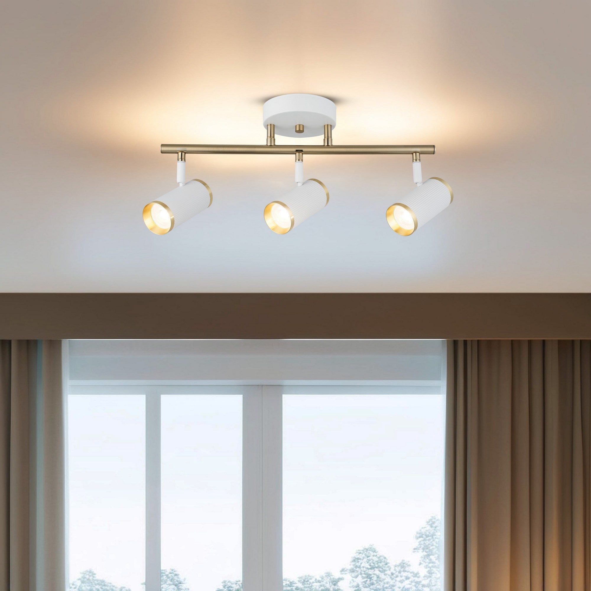 Candeeiro de Teto – 22 cm – Branco – Metal