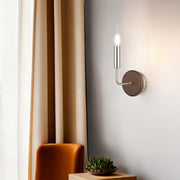 Candeeiro de Parede – Ø10 cm – Cor Laca Antiga – Metal