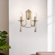 Candeeiro de Parede – 38 cm – Cor antiquada – Metal