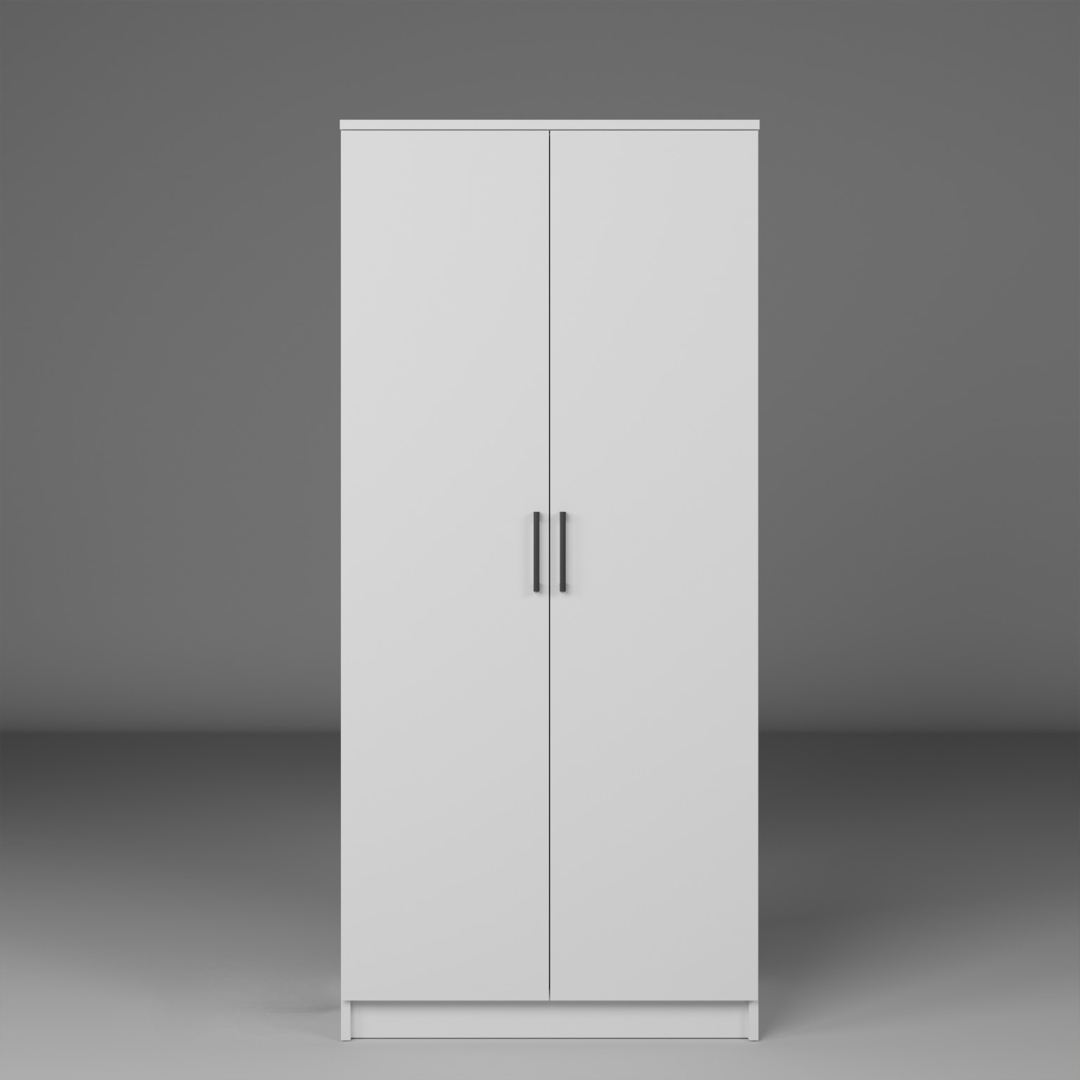 Guarda-roupa – 80 cm x 180 cm x 51,8 cm – Branco – MDF