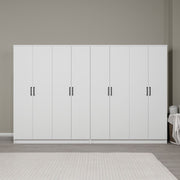 Guarda-roupa – 280 cm x 180 cm x 51,8 cm – Branco – MDF